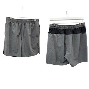 Rogue Black Ops Stretch Performance Shorts SZ M Heather Charcoal Grey Black
